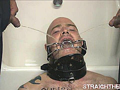 daryl stripped tied flogged nipple clamped