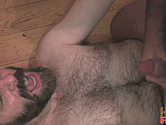 hairy cumshot explosion